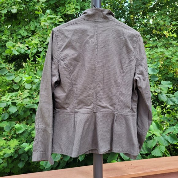 SOLD: Banana Republic Military Cropped Jacket M - Picture 2 of 8